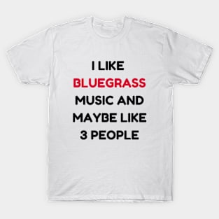 Funny bluegrass Music Lover Gift Idea 90s designs  vintage retro T-Shirt